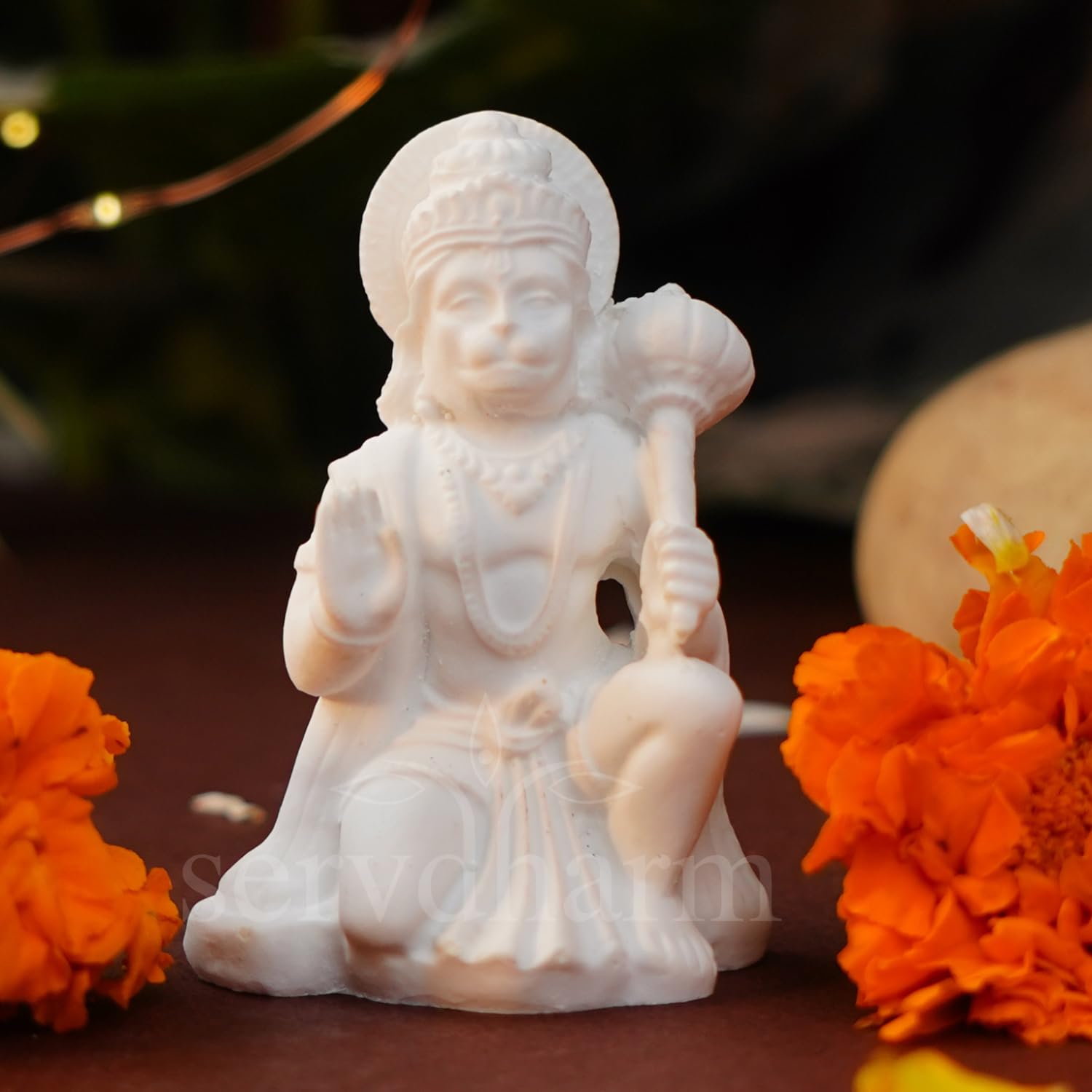 Amazon.com: Servdharm Hanuman Ji Murti Idol for Car Dashboard